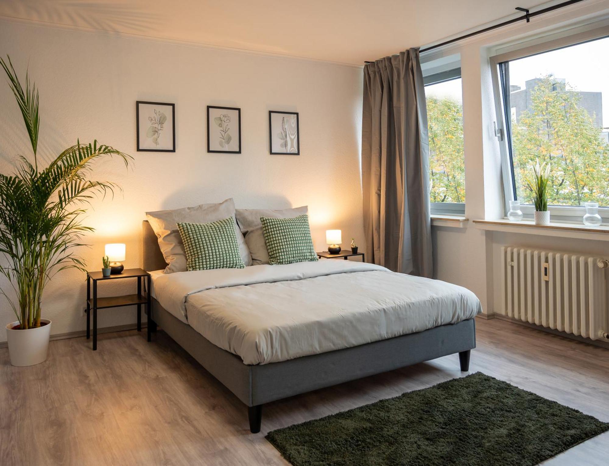Stilvolles Apartment Im Essener Stadtkern Bagian luar foto